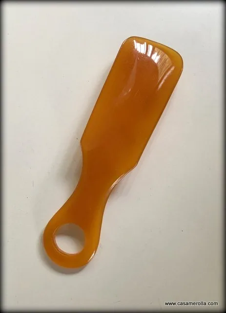 Calzador de Carey rubio 13 cm