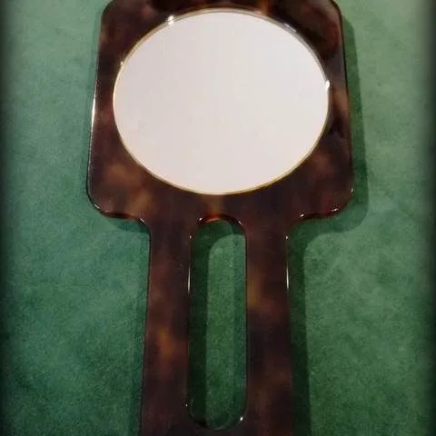 Espejo de Carey con mango