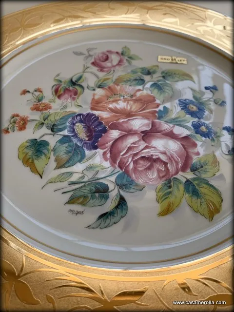 Plato con bisel de Oro 24k - Imagen 3