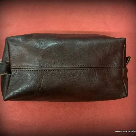 Neceser de piel natural unisex