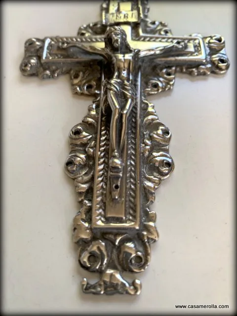 Crucifijo de Plata maciza - Imagen 2