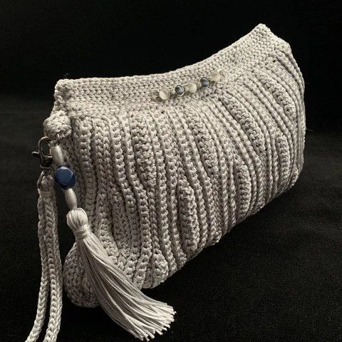 Bolso de mano crochet