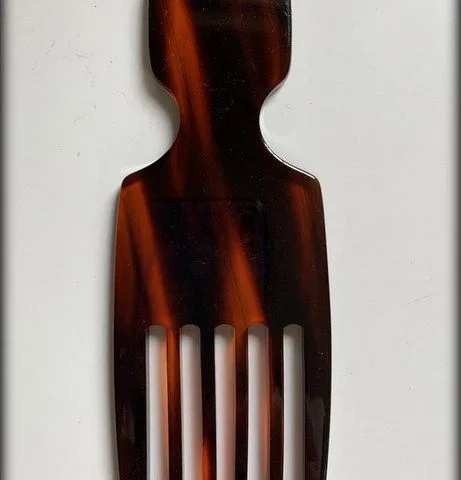 Peine en Carey para cabello rizado