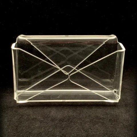 Tarjetero transparente