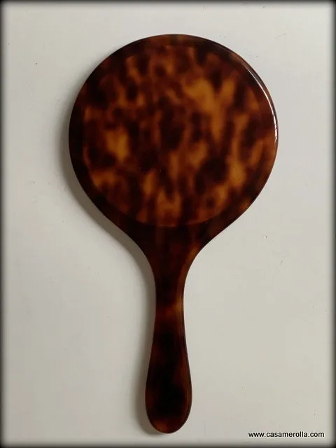 Espejo de Carey con mango - Imagen 6