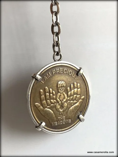 Llavero redondo en Plata y Bronce - Imagen 5