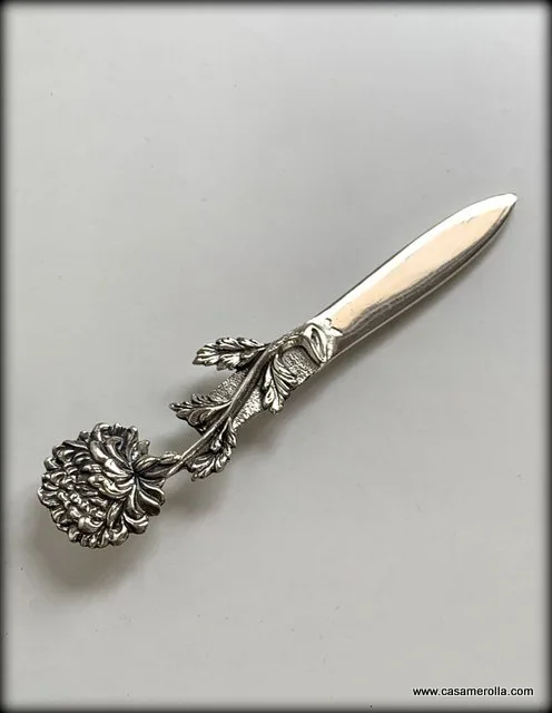 Abrecartas de Plata 925º(Flor) - Imagen 2