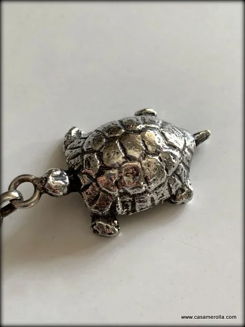 Llavero Tortuga de Plata 925º - Imagen 3