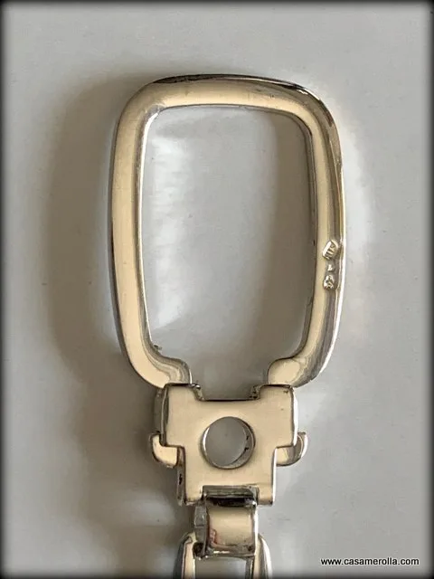 Llavero de Plata 925º con inicial - Imagen 5