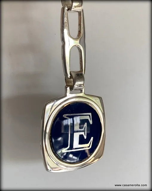 Llavero de Plata 925º con inicial - Imagen 7
