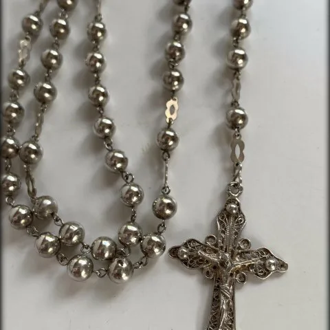 Rosario en Plata de Ley