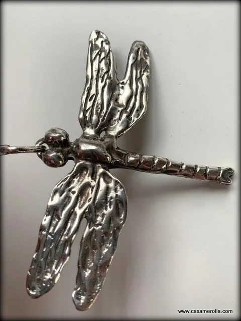 Colgante Libélula de Plata 925º - Imagen 2