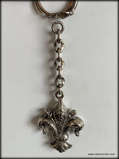 Llavero de Plata ,,Flor de Lis,, - Imagen 2