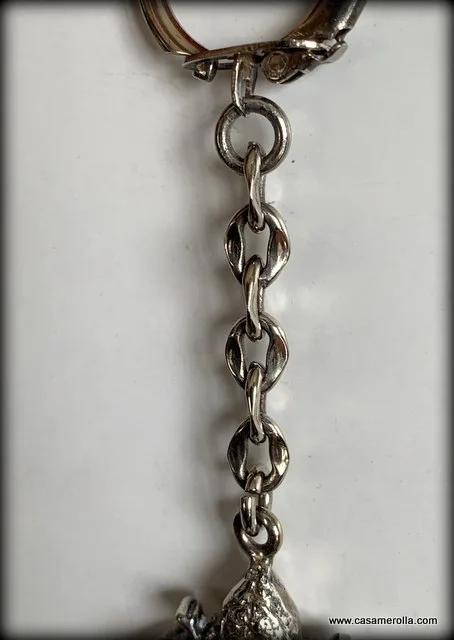 Llavero de Plata ,,Flor de Lis,, - Imagen 3