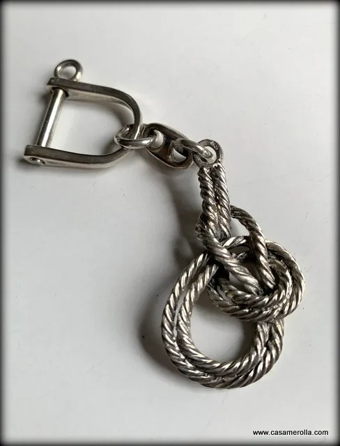 Llavero de Plata 925º ,,Nudo,, - Imagen 3
