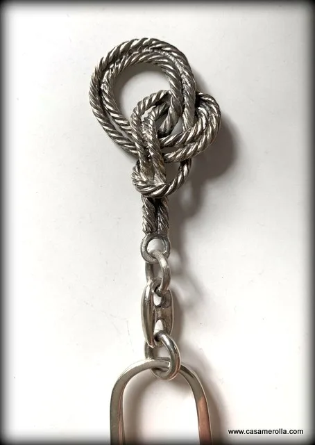 Llavero de Plata 925º ,,Nudo,, - Imagen 4