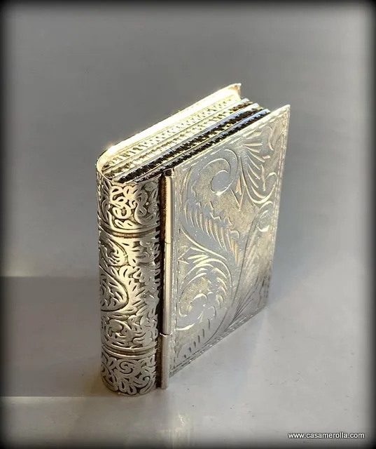 Pastillero ,,Libro,, Plata 925º - Imagen 2