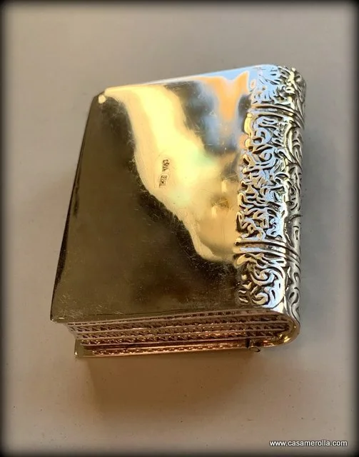 Pastillero ,,Libro,, Plata 925º - Imagen 7