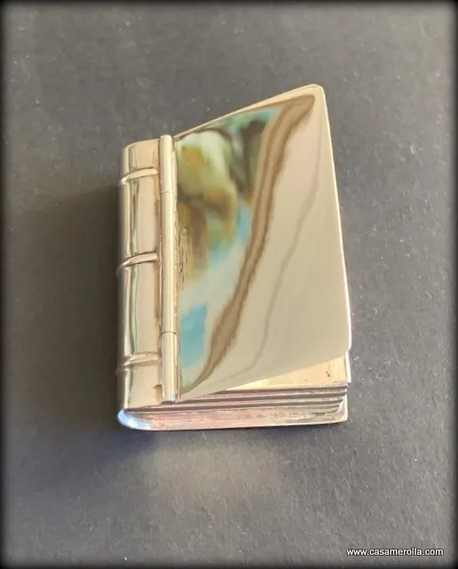 Pastillero Libro en Plata 925º - Imagen 2