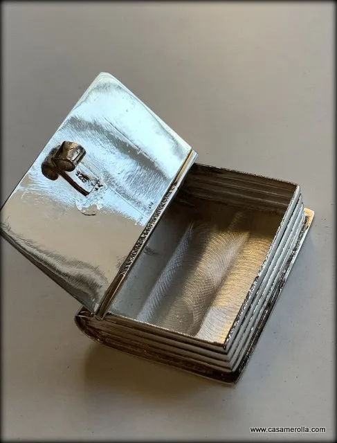 Pastillero Libro en Plata 925º - Imagen 4