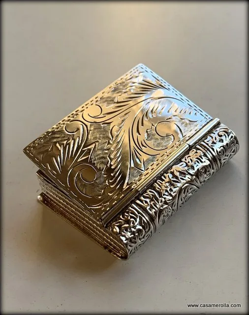 Pastillero ,,Libro,, Plata 925º - Imagen 6