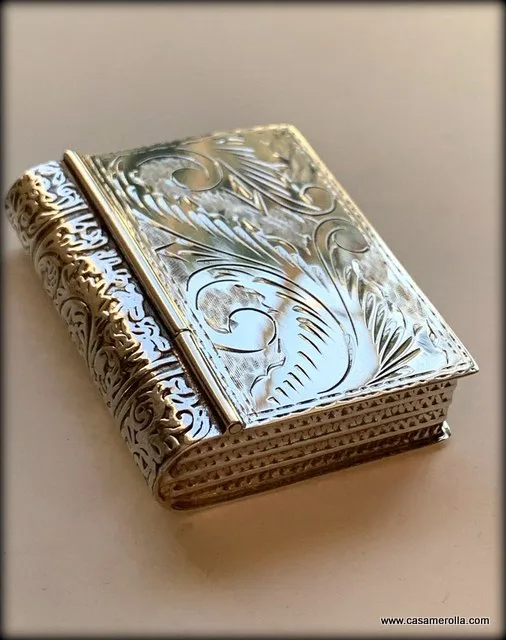 Pastillero ,,Libro,, Plata 925º - Imagen 4