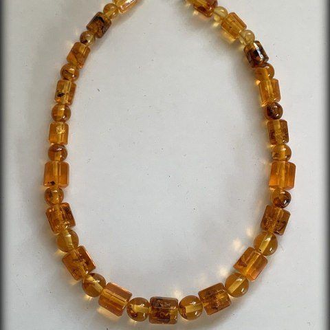 Collar de ámbar natural 45 cm