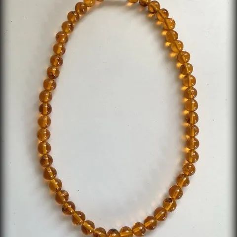 Collar de ámbar natural 60 cm