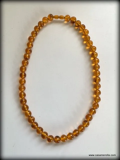Collar de ámbar natural 60 cm