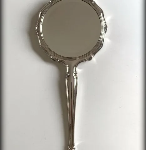 Espejo redondo de Plata 925º