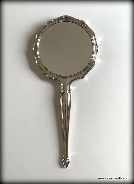 Espejo redondo de Plata 925º