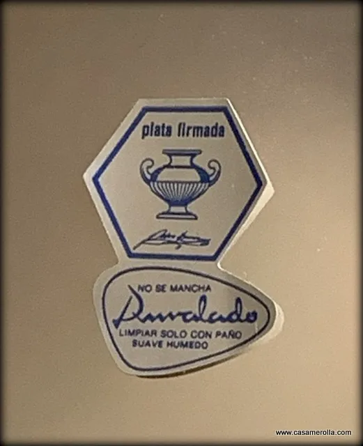 Espejo redondo de Plata 925º - Imagen 9