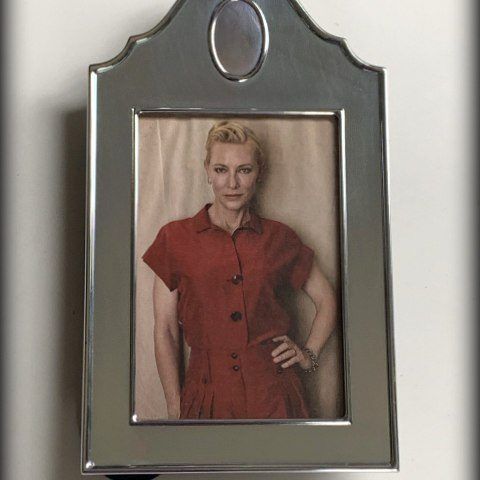 Marco plateado vintage 9 x 13