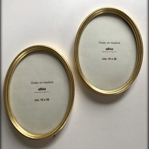 2 Marcos ovalados 13 x 18