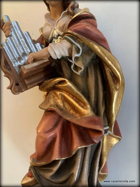 Santa Cecilia 15 cm - Imagen 5