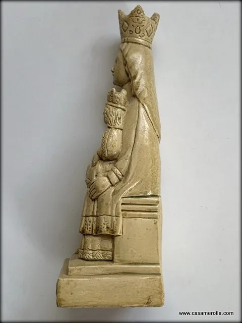 Virgen Románica de 20 cm - Imagen 2