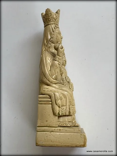 Virgen Románica de 20 cm - Imagen 4