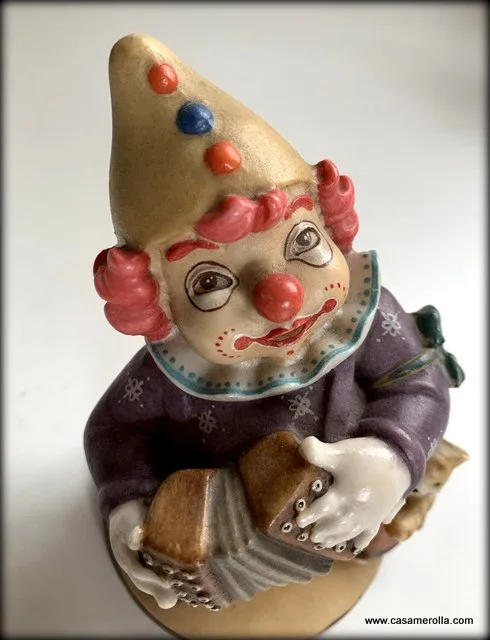 Figura de Payaso con acordeón - Imagen 2