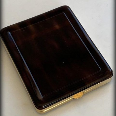 Pitillera vintage de Carey