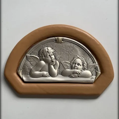 Bajorrelieve de Plata 925º Ángeles