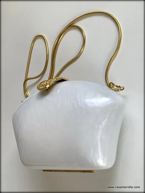 Bolso de fiesta Blanco perla - Imagen 2