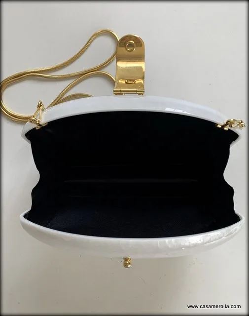 Bolso de fiesta Blanco perla - Imagen 4