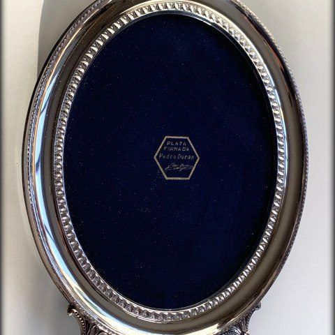 Marco vintage de Plata firmada