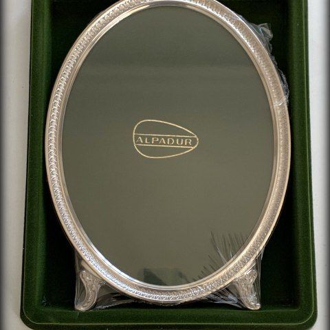 Marco de placa de Plata 26 x 20 cm