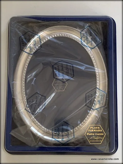Marco vintage de Plata firmada - Imagen 6