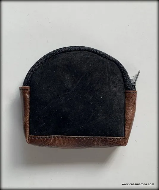 Monedero vintage de ante - Imagen 3