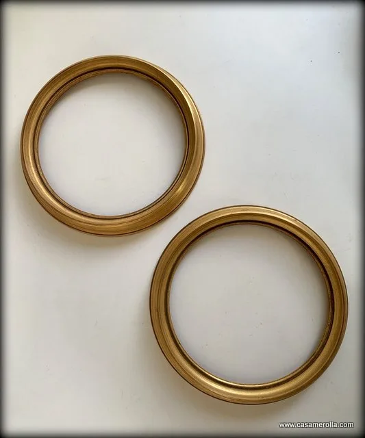 Dos marcos redondos 24 cm
