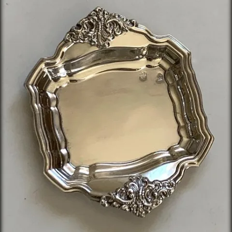 Bandejita de plata de Ley