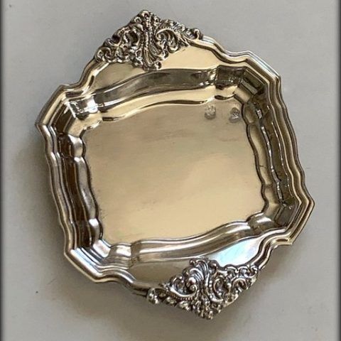 Bandejita de plata de Ley