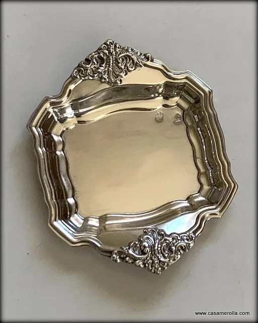 Bandejita de plata de Ley